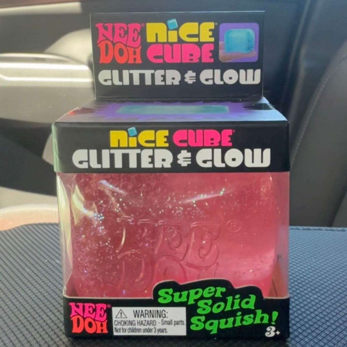 NeeDoh Nice Cube Glitter & Glow