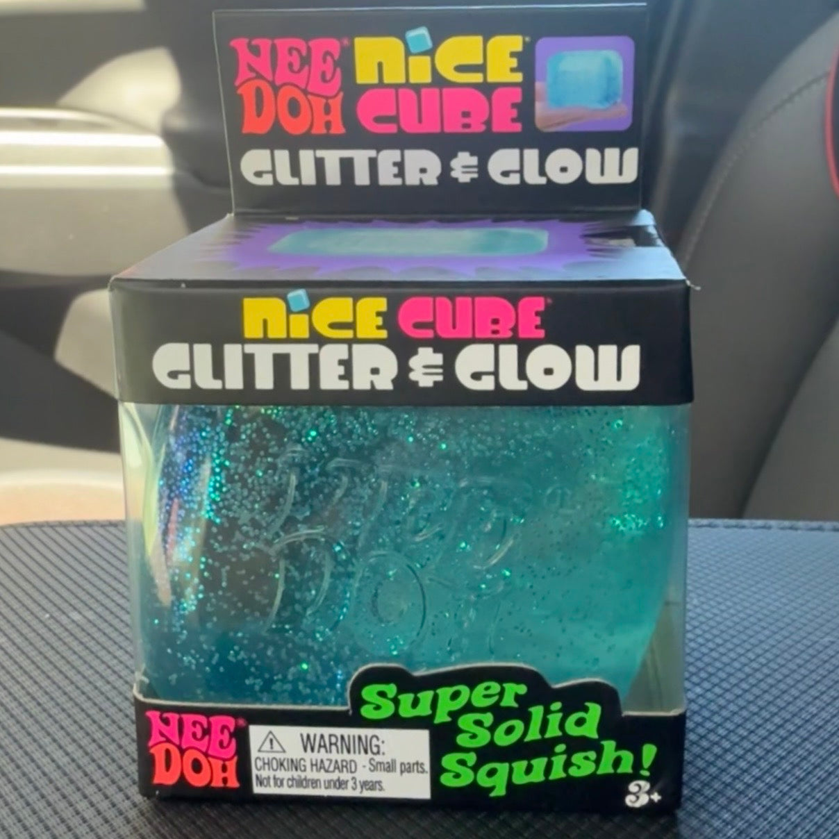 NeeDoh Nice Cube Glitter & Glow