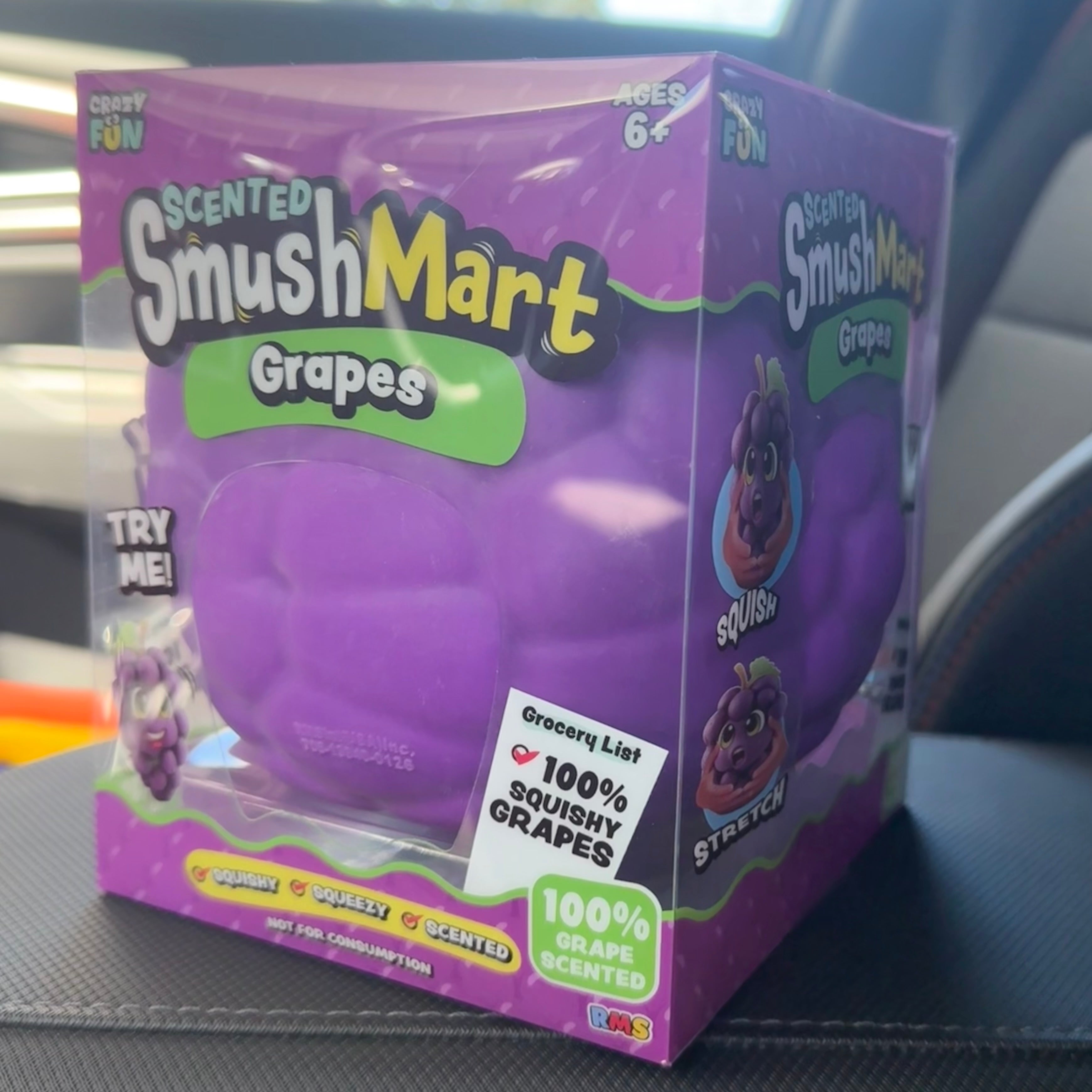 SmushMart Giant Scented Grape Squishy